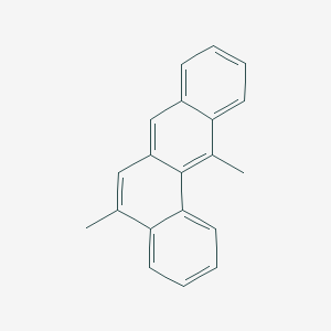 molecular formula C20H16 B12671246 5,12-Dimethylbenz(a)anthracene CAS No. 21297-22-3