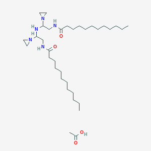 N,N'-(Iminobis(ethyleneiminoethylene))bis(dodecanamide) monoacetate