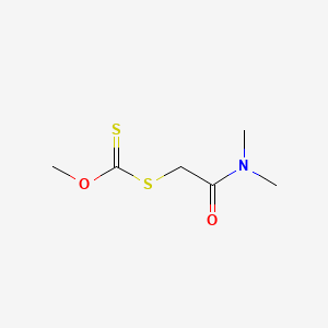 Carbonodithioic acid, S-(2-(dimethylamino)-2-oxoethyl) O-methyl ester