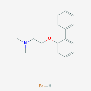 Ethanamine, 2-((1,1'-biphenyl)-2-yloxy)-N,N-dimethyl-, hydrobromide