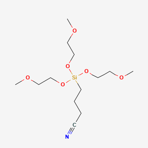 4-(Tris(2-methoxyethoxy)silyl)butyronitrile