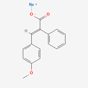 Sodium ((4-methoxyphenyl)methylene)phenylacetate