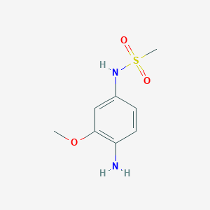 B1267155 N-(4-amino-3-methoxyphenyl)methanesulfonamide CAS No. 57165-06-7