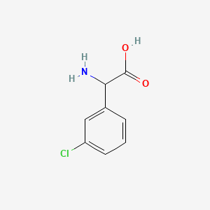 B1267156 2-Amino-2-(3-chlorophenyl)acetic acid CAS No. 29884-14-8