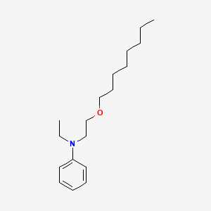 Benzenamine, N-ethyl-N-(2-(octyloxy)ethyl)-