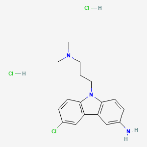 3-Amino-6-chloro-N,N-dimethyl-9H-carbazole-9-propylamine dihydrochloride