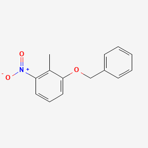 molecular formula C14H13NO3 B1267161 1-(苄氧基)-2-甲基-3-硝基苯 CAS No. 20876-37-3