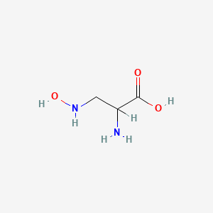 B1267166 2-Amino-3-(hydroxyamino)propanoic acid CAS No. 17136-56-0