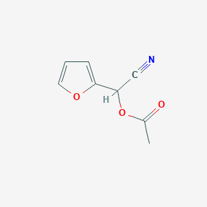 B1267181 Acetic Acid Cyano-Furan-2-Yl-Methyl Ester CAS No. 118317-17-2