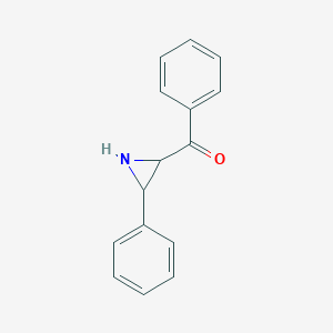 B1267185 Phenyl(3-phenylaziridin-2-yl)methanone CAS No. 51659-21-3