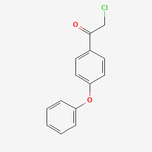molecular formula C14H11ClO2 B1267187 2-氯-1-(4-苯氧基苯基)乙酮 CAS No. 13075-63-3