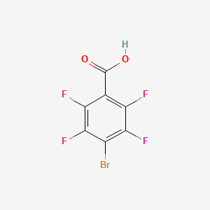 molecular formula C7HBrF4O2 B1267190 4-溴-2,3,5,6-四氟苯甲酸 CAS No. 4707-24-8