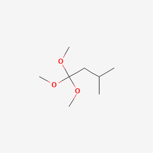 molecular formula C8H18O3 B1267200 1,1,1-Trimethoxy-3-methylbutane CAS No. 74252-65-6