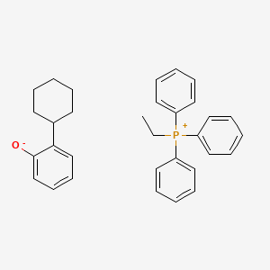 2-cyclohexylphenolate;ethyl(triphenyl)phosphanium