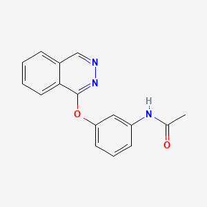 Acetamide, N-(3-(1-phthalazinyloxy)phenyl)-