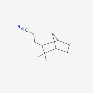 3-(3,3-Dimethylbicyclo(2.2.1)hept-2-yl)propiononitrile