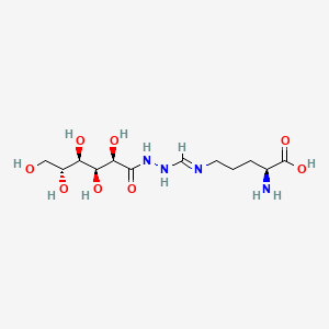 N5-((D-Gluconoylamino)iminomethyl)-L-ornithine