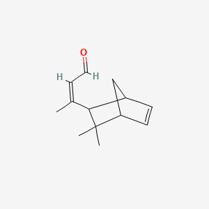 3-(3,3-Dimethylbicyclo(2.2.1)hept-5-en-2-yl)-2-butenal