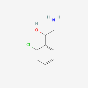 molecular formula C8H10ClNO B1267217 2-氨基-1-(2-氯苯基)乙醇 CAS No. 23496-56-2