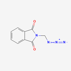 molecular formula C9H6N4O2 B1267218 邻苯二甲酰亚胺，N-(叠氮甲基)- CAS No. 26964-88-5