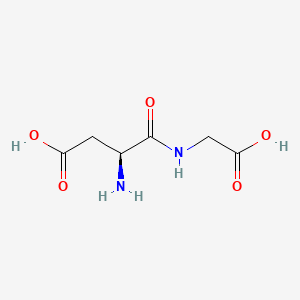molecular formula C6H10N2O5 B1267223 天冬氨酰-甘氨酸 CAS No. 3790-51-0
