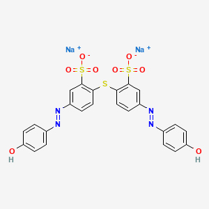 2,2'-Thiobis(5-((4-hydroxyphenyl)azo)benzenesulphonic) acid, sodium salt