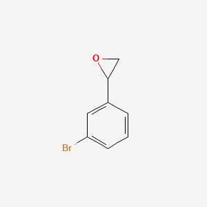 molecular formula C8H7BrO B1267227 2-(3-溴苯基)环氧乙烷 CAS No. 28022-44-8