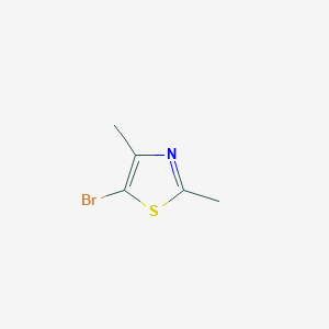 molecular formula C5H6BrNS B1267229 5-溴-2,4-二甲基-1,3-噻唑 CAS No. 28599-52-2