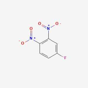 molecular formula C6H3FN2O4 B1267230 3,4-Dinitrofluorobenzene CAS No. 364-53-4