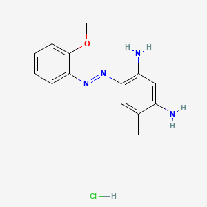 5-((2-Methoxyphenyl)azo)toluene-2,4-diamine hydrochloride