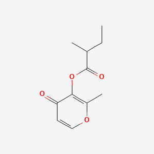 2-Methyl-4-oxo-4H-pyran-3-yl 2-methylbutyrate