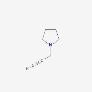 molecular formula C7H11N B1267235 1-(丙-2-炔-1-基)吡咯烷 CAS No. 7223-42-9