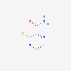 molecular formula C5H4ClN3O B1267238 3-氯吡嗪-2-甲酰胺 CAS No. 21279-62-9