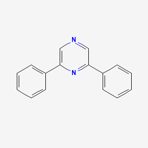 molecular formula C16H12N2 B1267240 2,6-二苯基吡嗪 CAS No. 25827-94-5