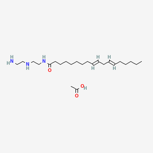 N-(2-((2-Aminoethyl)amino)ethyl)octadeca-9,12-dienamide monoacetate