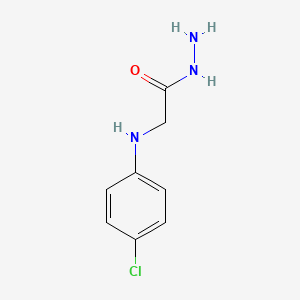 molecular formula C8H10ClN3O B1267248 2-[(4-氯苯基)氨基]乙酰肼 CAS No. 2371-31-5
