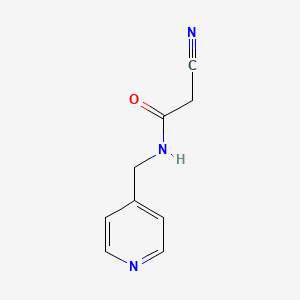B1267254 2-cyano-N-(pyridin-4-ylmethyl)acetamide CAS No. 15029-28-4