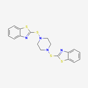 2,2'-[Piperazine-1,4-diylbis(thio)]bisbenzothiazole