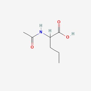 molecular formula C7H13NO3 B1267260 2-Acetamidopentanoic acid CAS No. 7682-15-7