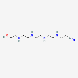 15-Hydroxy-4,7,10,13-tetraazahexadecanenitrile