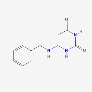 molecular formula C11H11N3O2 B1267271 6-(苄基氨基)嘧啶-2,4(1H,3H)-二酮 CAS No. 5759-80-8