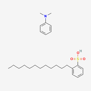 N,N-dimethylaniline;2-dodecylbenzenesulfonic acid