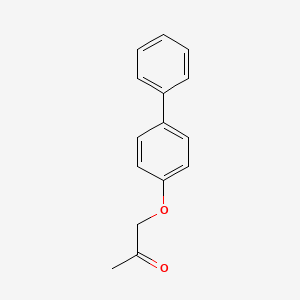 molecular formula C15H14O2 B1267274 1-(4-Phenylphenoxy)propan-2-one CAS No. 18859-38-6