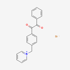 1-[[4-(Oxophenylacetyl)phenyl]methyl]pyridinium bromide