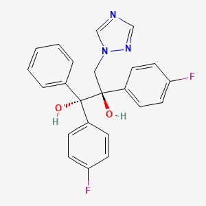 1,2-Propanediol, 1,2-bis(4-fluorophenyl)-1-phenyl-3-(1H-1,2,4-triazol-1-yl)-, (1S,2R)-