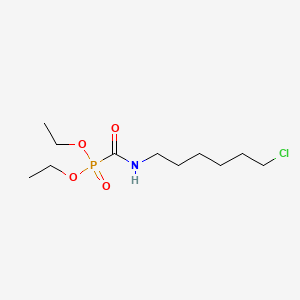 Diethyl (((6-chlorohexyl)amino)carbonyl)phosphonate