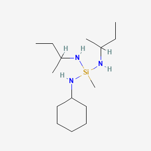 N-Cyclohexyl-1-methyl-N',N''-bis(1-methylpropyl)silanetriamine