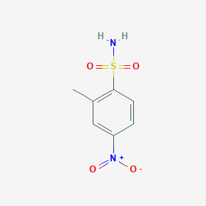 molecular formula C7H8N2O4S B1267277 2-甲基-4-硝基苯磺酰胺 CAS No. 22952-19-8