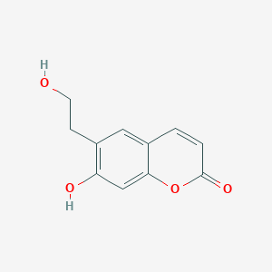 molecular formula C11H10O4 B12672786 Phellodenol A CAS No. 612086-85-8