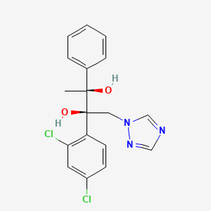 2,3-Butanediol, 2-(2,4-dichlorophenyl)-3-phenyl-1-(1H-1,2,4-triazol-1-yl)-, (2R,3S)-